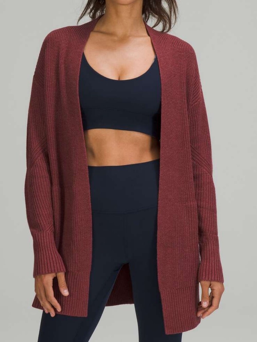 lululemon athletica Cashmere Blend Classic Open-Front Ribbed Cardigan